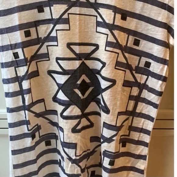 J. Crew Linen Bazaar Boho Tee - Picture 3 of 4